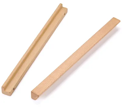 Produktbild von Solidchoice – Set mit 6 Holzgriffen für Küchenschränke, 320 mm