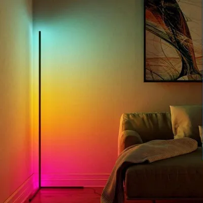 Produktbild von WiFi Connected RGBW 142cm Stehlampe mit Fernbedienung