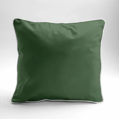 Obrázok produktu pre Detexpol Saténová obliečka na vankúš 40x40 zelená s lemovaním Mako Satin 62