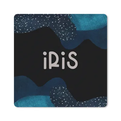 Produktbild von MuchoWow® Mauspad Mousepad Iris - Pastell - Mädchen 20x20 cm - Mousepads - Maus Mat - Pad - Mausunterlage - Desk Mat - Bureauartikeln