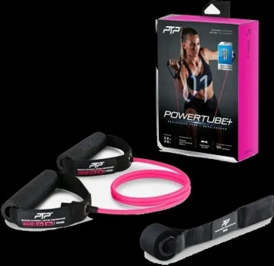Produktbild von Resistance Tube + Tür Anker Set POWERTUBE+ Pink ULTRALIGHT PTP