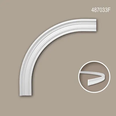 Produktbild von Profhome 487033F flexibler Bogenrahmen Fassadenelement Fensterumrandung