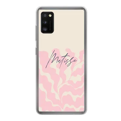 Produktbild von MuchoWow® Handyhülle Schutzhülle Hülle für Samsung Galaxy A41 Matisse - Blume - Abstrakt Silikon Softcase Handy Hülle - Mobiltelefon