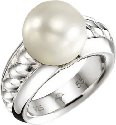 Produktbild von Joop Damen Ring Silber JPRG90493A550 Gr. 55 (17,5 mm Ø) Perle weiss