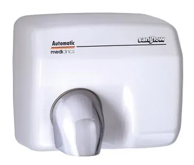 Produktbild von Mediclinics Saniflow Automatischer Händetrockner 2250 Watt, Farbe:Weiß