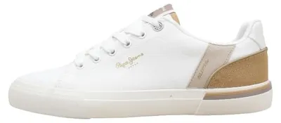 Imagen del producto de Zapatillas Pepe Jeans Kenton Combi para mujer, color blanco (Mousse White), talla 38 EU