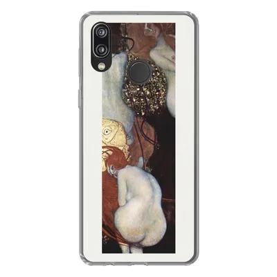 Produktbild von MuchoWow® Handyhülle Schutzhülle Hülle für Huawei P20 Lite (2020) Goldfisch - Gustav Klimt Silikon Softcase Handy Hülle - Kartenhalter