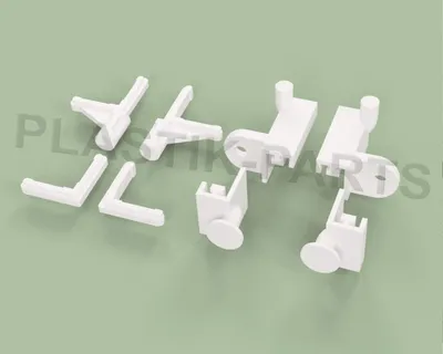 Zdjęcie produktu dla Zestaw akcesoriów do okna piwnicznego uchylnego 136 mm Okno uchylne białe