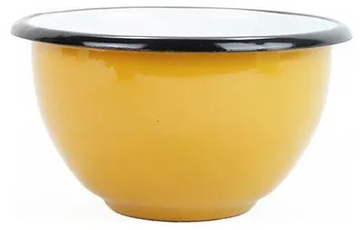 Produktbild von Belis Emaille-Schale Senf 0,35l, hergestellt für /SFINX