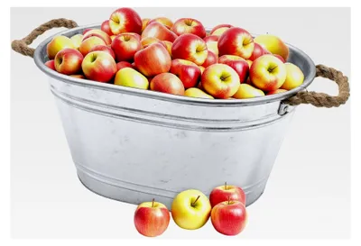 Produktbild von Zinkwanne Blumenkübel mit Jutekordelgriffen - 64 x 42 cm - Metallpflanztopf oval Silber verzinkt - Garten Deko Blumentopf Pflanzschale Pflanzkübel