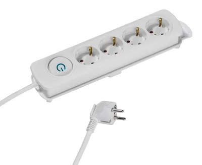 Produktbild von Steckdosenleiste mit 4 Schuko-Anschlüssen