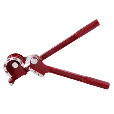 Zdjęcie produktu dla 3 w 1 180-stopniowa giętarka do rur 1/4" 5/16" 3/8" ze stopu aluminium Wytrzymałe narzędzie do gięcia rur