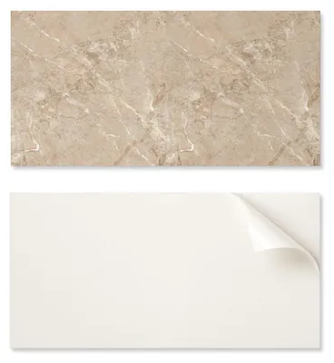 Produktbild von Selbstklebende Dekorplatte für die schnelle Wandgestaltung, 100 x 50 cm, Naturmarmoroptik