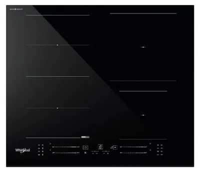Image de Table de cuisson à induction noire Whirlpool WFS5060CPBF 7200W