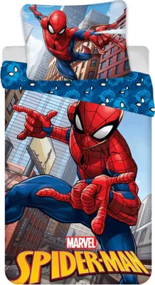 Produktbild von SpiderMan Bettbezug old school - Einzel - 140 x 200 cm - Baumwolle