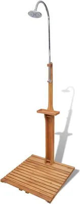 Productafbeelding van Tuindouche van hout, douche voor de tuin, buitendouche, tuindouche, buitendouche - 40857