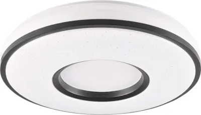 Zdjęcie produktu dla Plafon LED okrągły DETROIT biało-czarny 18W Neutralna biel 1850lm tworzywo sztuczne wym:8,5x33x33cm IP44 Polux