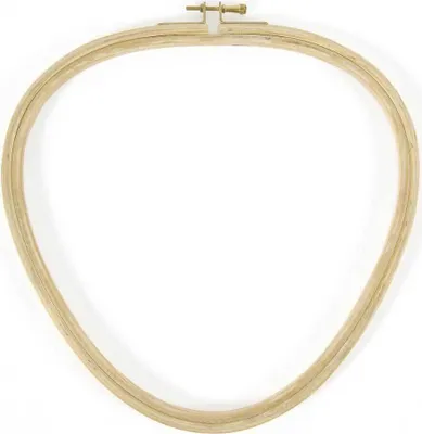 Produktbild von DMC Holz-Stickrahmen Dreieck, 26,5x26cm