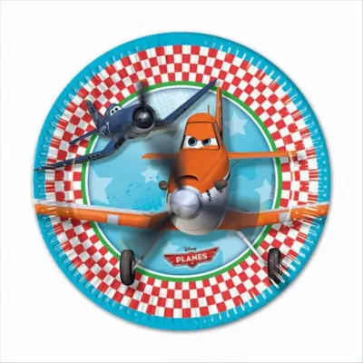 Produktbild von 8 x Planes Pappteller - Groß 23cm