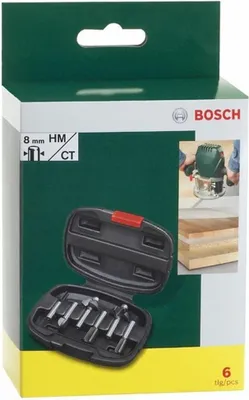 Image de Bosch 2607019463 Bosch Fräsersatz xPromo 6Px8