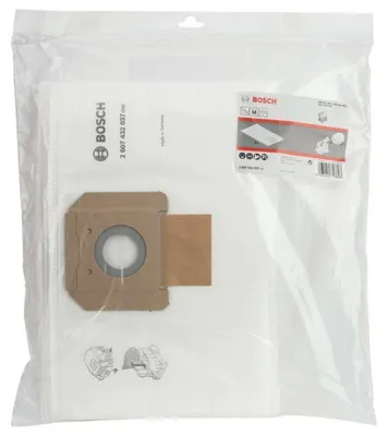 Image de Lot de 5 Sacs tissu non tissé pour GAS35 BOSCH 2607432037