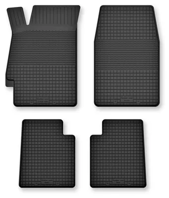 Produktbild von Gummi-Fußmatten für Mazda 626 V GF 1997-2002 (Kombi/Liftback/Limousine) – 4-tlg, Schwarz, Semi-Universal, angepasst – Wielganizator Semi-Universal