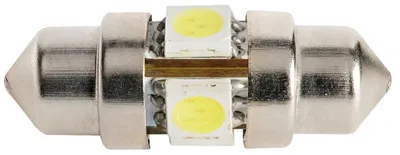 Image de 2 ampoules LED Torpedo 31 mm 3000 K, 1 pièce