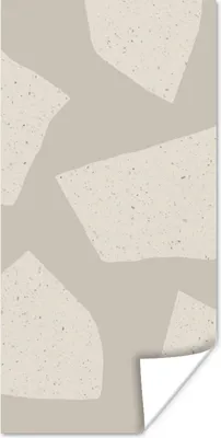 Produktbild von MuchoWow® Poster Terrazzo - Abstrakt - Pastell - Muster 60x120 cm - Wandschmuck