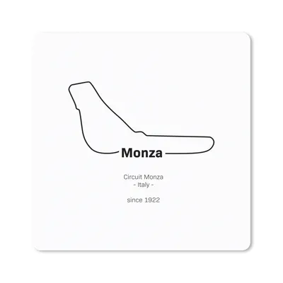 Produktbild von MuchoWow® Mauspad Mousepad Monza - Formel 1 - Rennstrecke 20x20 cm - Mousepads - Maus Mat - Pad - Mausunterlage - Desk Mat - Bureauartikeln