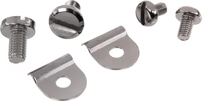 Produktbild von Set: Kederklemmen Zierschrauben für Knieblech Lampenmaske - Simson Schwalbe KR51