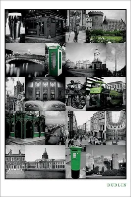 Productafbeelding van DUBLIN - 61x91,5 cm - Poster/Affiche