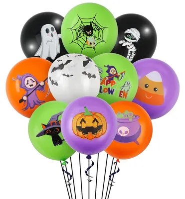 Zdjęcie produktu dla Ozdobne balony lateksowe na imprezę halloweenową – zestaw 30 sztuk w kształcie dyni, 30 cm