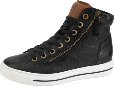 Produktbild von Paul Green Damenschuhe Stiefeletten Reißverschluss Schnürstiefelette Schwarz Freizeit
