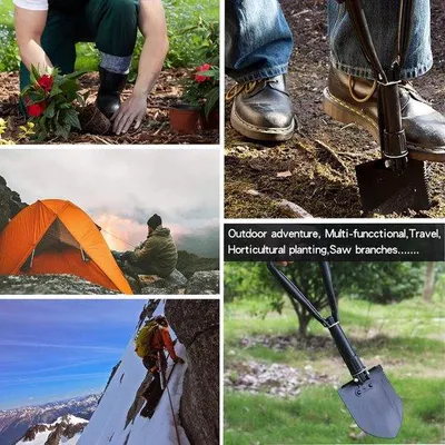 Produktbild von Multifunktionales, faltbares Außenwerkzeug für Camping und Survival