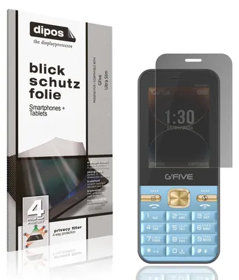 Produktbild von Blickschutzfolie für GFive Ultra Slim matt Schutzfolie Folie Display Schutz dipos