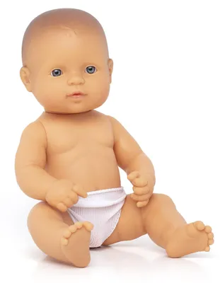 Produktbild von Miniland 31031 - Baby europäischer Junge, 32 cm