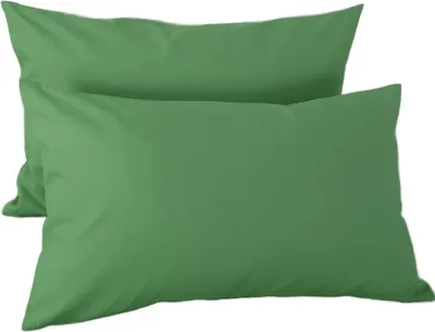 Zdjęcie produktu dla 2 poszewki na poduszki 45x70 cm z zamkiem błyskawicznym, wykonane w 100% z mikrofibry, wyjątkowo miękkie i transparentne - jasnoszare