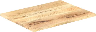 Zdjęcie produktu dla vidaXL Blat z litego drewna mango 25-27 mm 80x70 cm