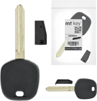 Produktbild von MT-KEY Auto Zünd Schlüssel Rohling TOY43 + ID46 Transponder Wegfahrsperre kompatibel mit Isuzu D-Max I 07-12