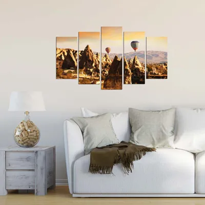 Produktbild von Wallity, 5KPDMDF- CHR1990, Bunt, Leinwandbilder, 110 x 60 cm, 100% MDF (Dicke: 3 mm)