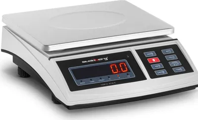 Zdjęcie produktu dla Waga stołowa Expondo Steinberg Systems – 15 kg / 0,5 g – 21 x 27 cm – LED