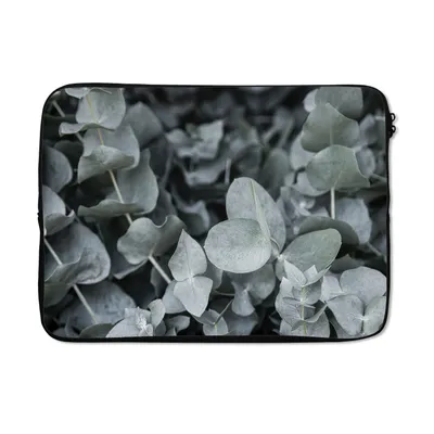 Produktbild von MuchoWow® Laptop Hülle 13 Zoll Natur - Pflanzen - Eukalyptus - Blätter Laptoptasche - Laptophülle - Sleeve - Rundumschutz