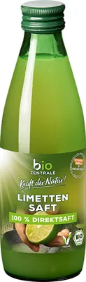 Immagine prodotto di Succo di lime fresco biologico per affinare e mescolare 250ml