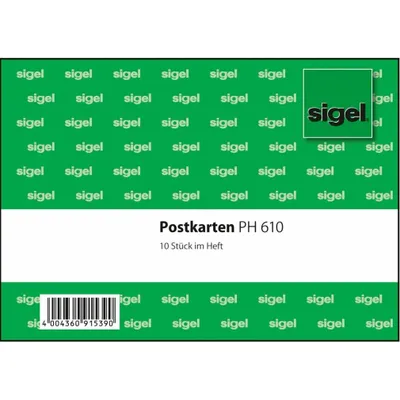 Immagine prodotto di SIGEL PH610 Libretto di cartoline, A6 , 10 fogli