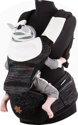 Zdjęcie produktu dla CHIPOLINO Nosideko dziecice Hip Star Fly Multicolor Black