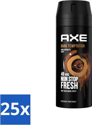 Obrázok produktu pre Axe Deodorant v spreji Dark Temptation 150 ml - hodnotné balenie - 25 kusov