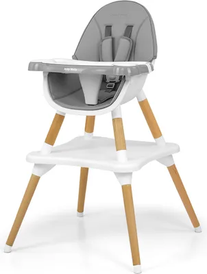Zdjęcie produktu dla Milly Mally Krzesełko do karmienia 2w1 Malmo Grey