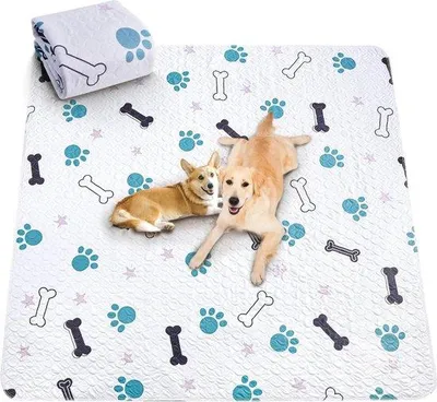 Obrázok produktu pre Trénovacie podložky pre psov, králiky a morčatá – 182 x 182 cm – absorpčné a protišmykové – prateľné