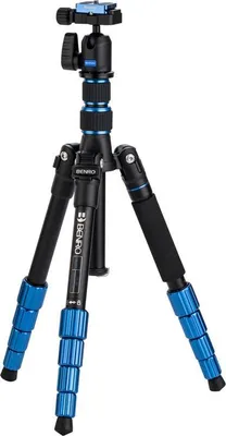 Immagine prodotto di Kit treppiede da viaggio sottile in alluminio BENRO FSL09AN00 + testa a sfera N00
