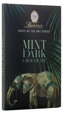 Image de Chocolat noir à la menthe Laurence, 80 g